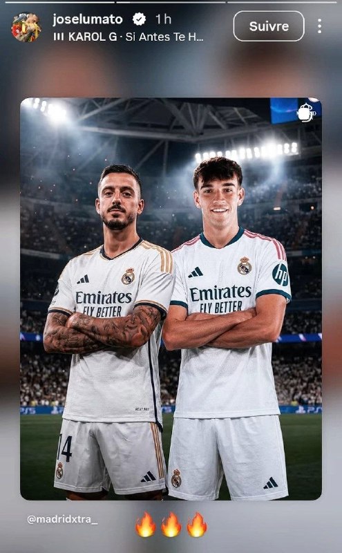 رئال مادرید | Real Madrid C.F: ببینین کی برای اسپی استوری گذاشته. 🔥🤍🆔 @RealMadridFans🇪🇸| @RealMadridTweet | #mt