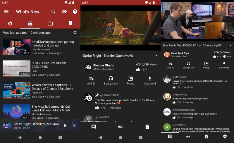 🖥 Tubular - 基于 NewPipe 第三方 YouTube▎软件平台