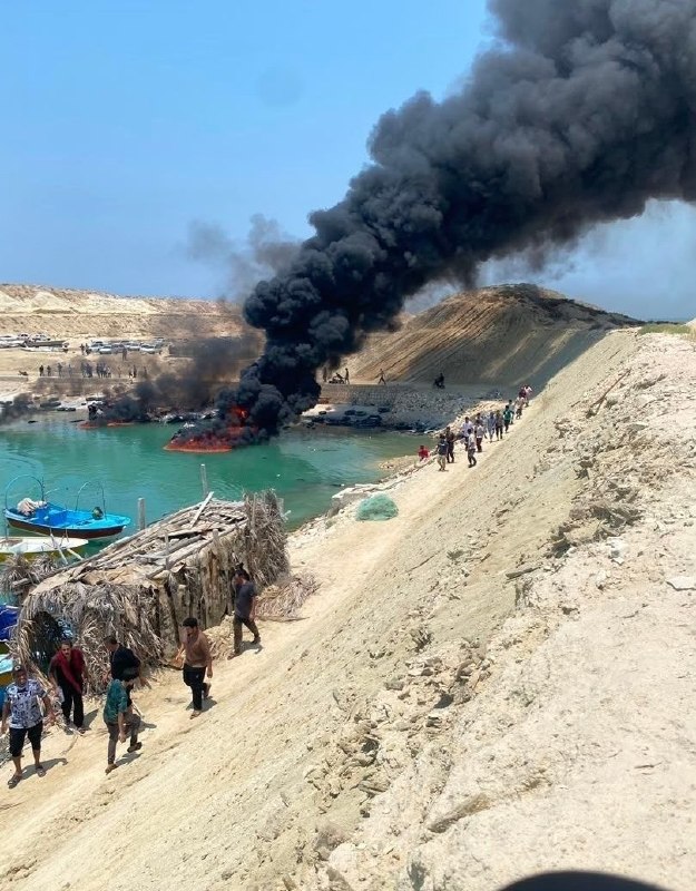 🇺🇸🇮🇷🚨מתקפה קרקעית של אמריקה לרציף בנוד באסאלויה