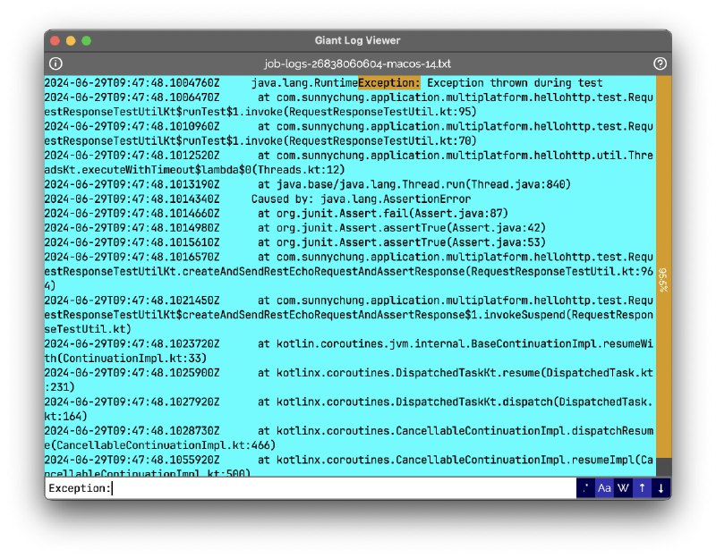 🗣  每日羊毛线报  👈🏵  Giant Log Viewer - 跨平台大文本文件查看器🍥 简介
