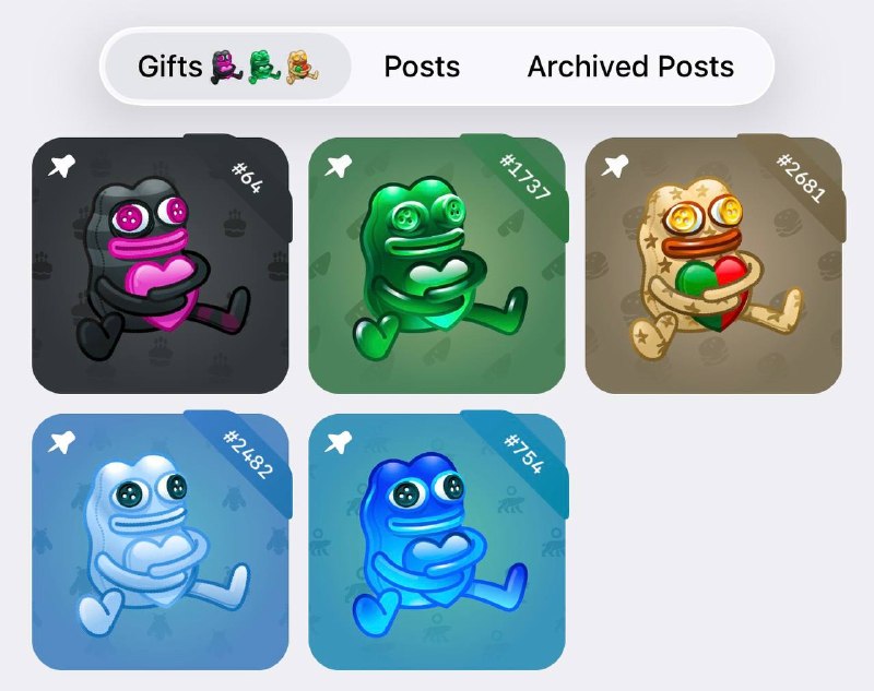 MEDIA: 👀 NEW: @Cold net-dumps on plush pepe giftsIn reportedly 6 figures worth of deals, @cold has purchased a new set of monoc