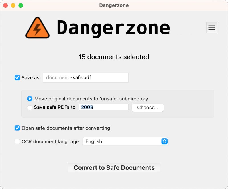 🍭 #开源安全 #文档处理 #隐私防护🏵 Dangerzone - 恶意文档转换为安全PDF🍥 简介