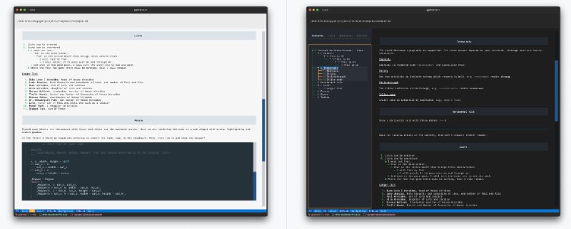 🍭  #Markdown工具 #终端应用🏵  Frogmouth - 终端Markdown浏览器🍥 简介