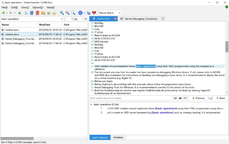 🧭 AnyTXT Searcher - 桌面文档全文搜索工具▎软件平台