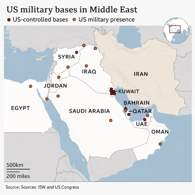 ▷s Desnudar Irán Exposed Pentagon’s Weakest Link: Its Overseas Bases