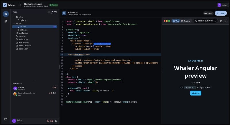 🍭 #IDE #Docker #开发工具🏵 Whalerprod - 容器化集成开发环境🍥 简介