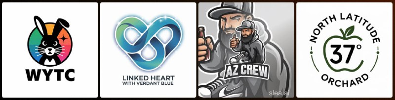 🆔  网站名称：Slea⭐  网站功能：Logo 生成📁  网站简介：一个免费的 AI Logo 生成器，只需输入 Logo 的名称和相关元素，AI 工具便能在几分钟内生成独特的设计