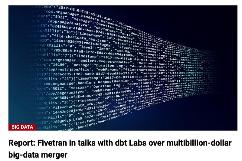⚡️Fivetran хочет купить еще и dbt Labs, после недавний покупки sqlMesh.  Как думаете купит или не купит?