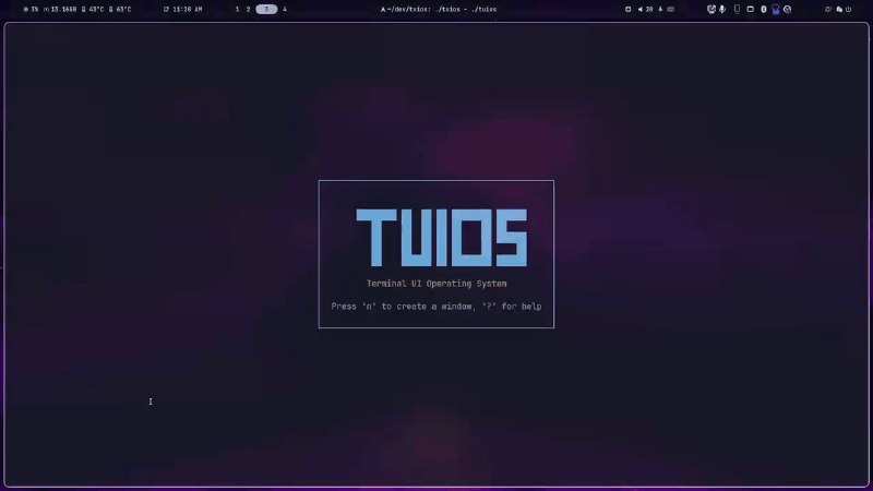 🍭 #终端工具 #窗口管理🏵 TUIOS - 终端窗口管理🍥 简介