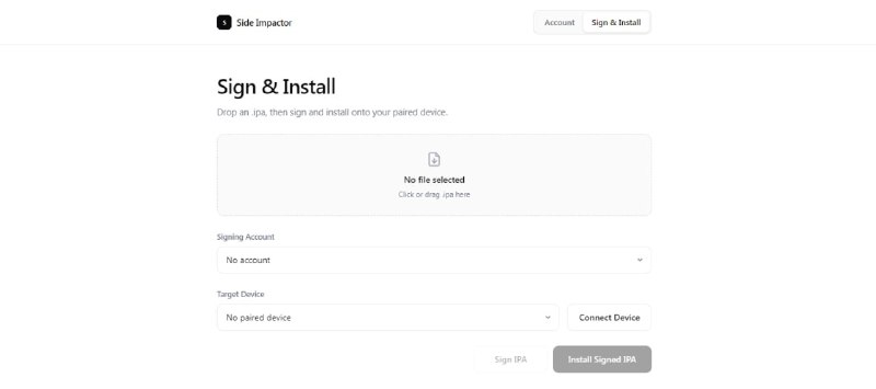 #IPA #签名 #开源 Side Impactor 网页版 IPA 签名与侧载工具，在支持 WebUSB 的浏览器中打开页面，通过 USB 将 iPhone 连接电脑并完成设备配对，然后登录 Apple 开发者账号并上传 IPA 文件，即可通过 WebAssembly 完成签名处理，并直接将应用安装到设备上，所有处理都在本地完成，支持免费开发者账号使用，免费开源