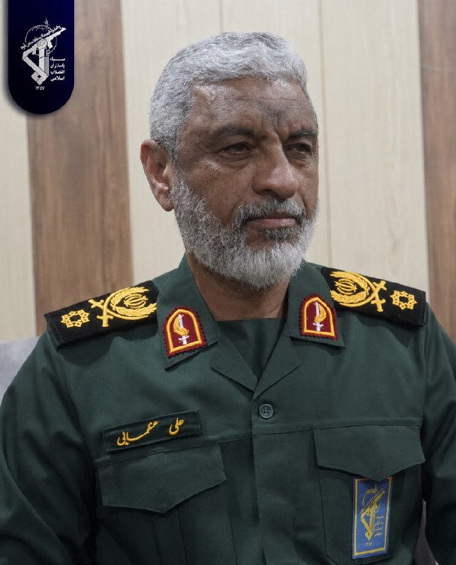 🇮🇷👀 תמונה חדשה של סרדאר עלי עזמאי, מפקד חיל הים של משמרות המהפכה
