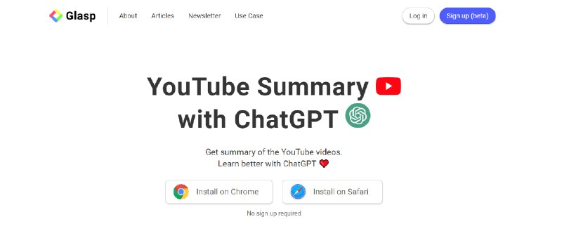 #YouTubeSummarywithChatGPT #ChatGPT #扩展 🎈 #工具 |  YouTube Summary with ChatGPT🎯  简介