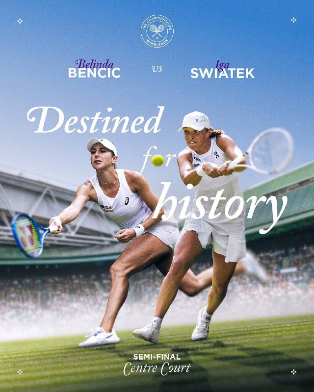 The next stop on their path to destiny. #Wimbledon