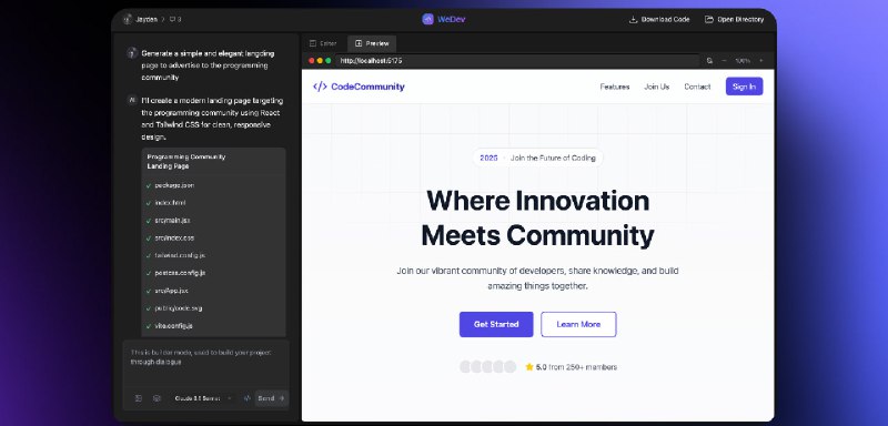 🗣  每日羊毛线报  👈🏵 We0 - AI代码编辑器🍥 简介