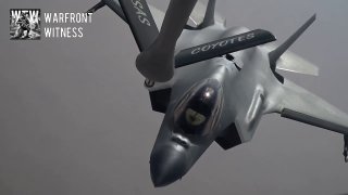 ️🇺🇸CENTCOM פרסמה צילומים של סטרטוטנקר KC-135 מתדלק F-35A מעל המזרח התיכון.