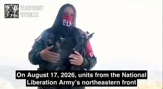 ️🇨🇴 ELN's Northeast War Front accepted responsibility for the kidnapping of Major Freddie Alexis Rossi Gonzalez, patrol officers Erica Tatiana Monroy Hurtado and Addison Yasid Medina Traslevinja, and civilian Angie Yakum, who was captured on August 17 along the Okana highway in Norway.