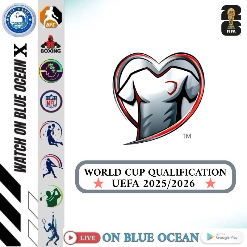 Live European Football (UEFA) Mon 09/06 UEFA 01: Belgium 19:45 Wales 09/06UEFA 02: Croatia 19:45 Czechia 09/06 UEFA 03: Estonia 19:45 Norway 09/06 UEFA 04: Italy 19:45 Moldova 09/06 UEFA 05: Liectenstein 17:00 Scotland 09/06