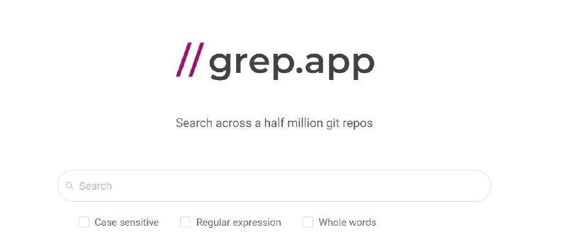 #grepapp #github #搜索  🎈 #工具 |  grep.app - GitHub代码搜索🎯  简介