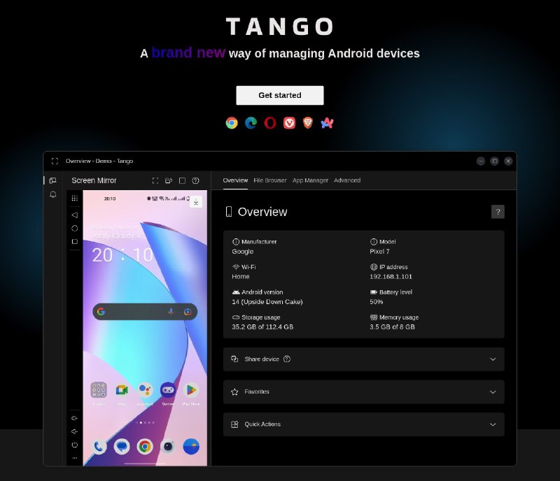 🍭 #Android #Web开发 #调试工具🏵 Ya-WebADB - 浏览器环境下的ADB客户端🍥 简介