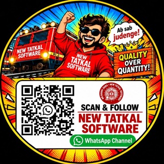 Telegram profile photo for NEW TATKAL SOFTWARE