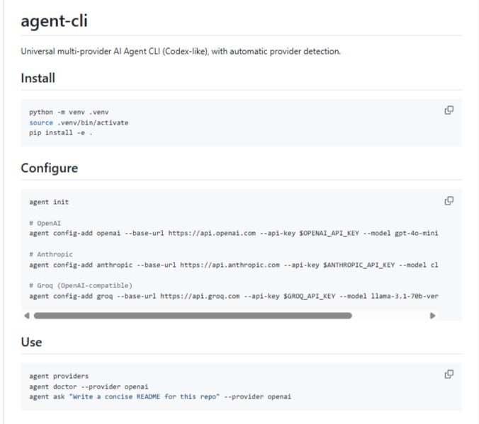 🍭 #命令行工具 #AI工具 #代理工具🏵 Omni-agent-cli - 多AI提供商CLI代理🍥 简介
