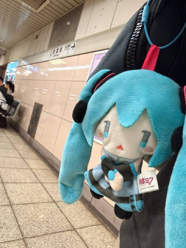 这个初音长得有点抽象，但其实是一个钱包？买晚了ps. 这边找钱全是硬币 #jp这个初音长得有点抽象，但其实是一个钱包？买晚了ps. 这边找钱全是硬币 #jp