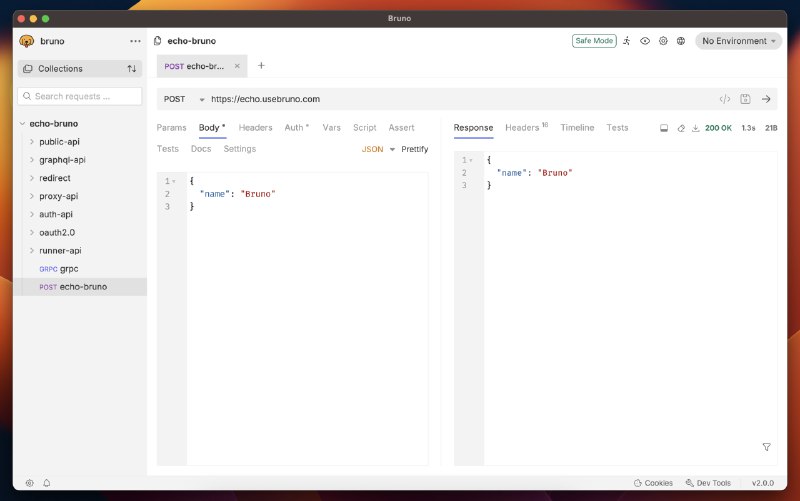 🗣  每日羊毛线报  👈🏵  Bruno - 本地API调试工具🍥 简介