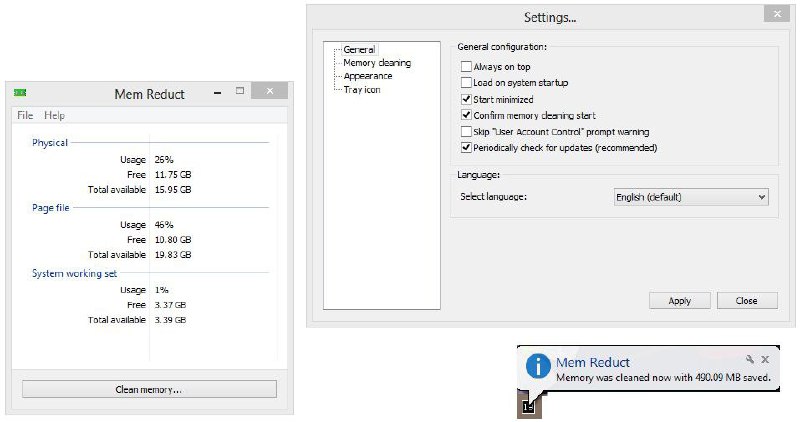 🌐 Mem Reduct - Windows 内存优化工具▎软件平台