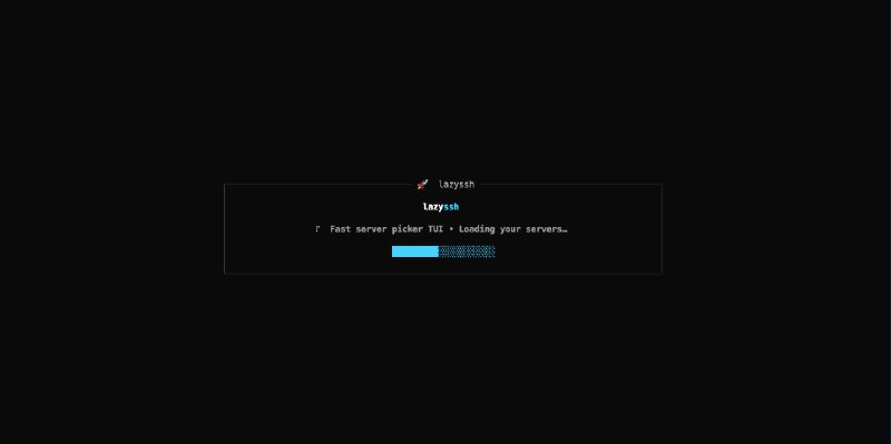 🍭  #终端工具 #SSH管理🏵  Lazyssh - 交互式SSH连接管理工具🍥 简介