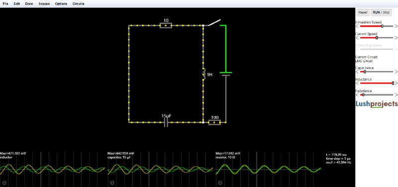 #电子电路 #模拟器 #CircuitJS 🏵  #网站 |  CircuitJS - 电子电路模拟器🍥  简介