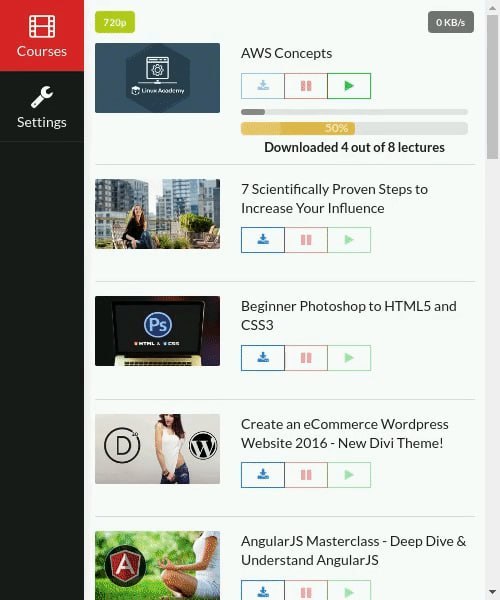 🍭 #视频下载 #教育资源 #跨平台工具🏵 Udemy-downloader-gui - Udemy课程离线下载工具🍥 简介