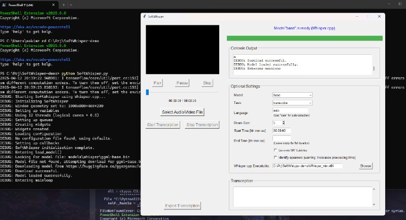 🗣  每日羊毛线报  👈🏵  SoftWhisper - 音视频转录助手🍥 简介