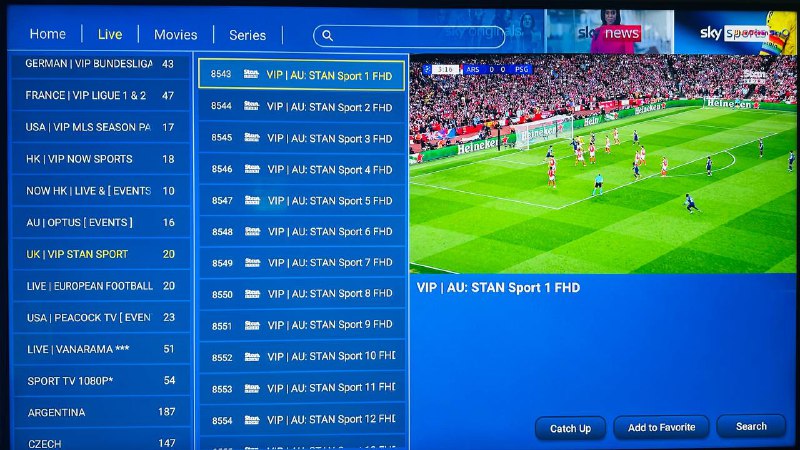 UEFA Champions LeagueArsenal 0 - 1 PSGLive On AU Stan Sports 1
