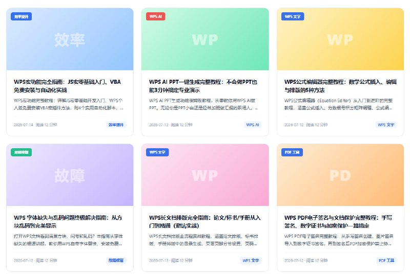 🆔 网站名称:WPSFix