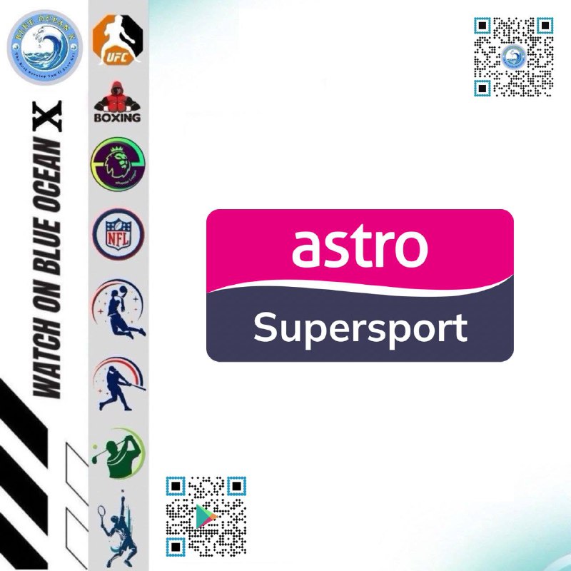 Blue Ocean User တွေအတွက် 🤩ASTRO SUPER SPORTS UPDATE လုပ်ထားပေးပါတယ်ခင်ဗျ Online ကနေ ရှဖွှေပြီး ထည့်ထားချင်းမဟုတ်ပါ။ မိမိ အသုံးပြုနေသော APK APP များနဲ့ CHANNELS Refresh လုပ်ပေးလိုက်ပါ ဒါဆိုရင်အသစ်ထပ်မှန်ထည့်ထားသော CHANNELS များကိုတွေ့ရှိရမှာဖြစ်ပါတယ်။ BLUE OCEAN USER များအားလုံးကို ကျေးဇူးတင်ပါသည်။
