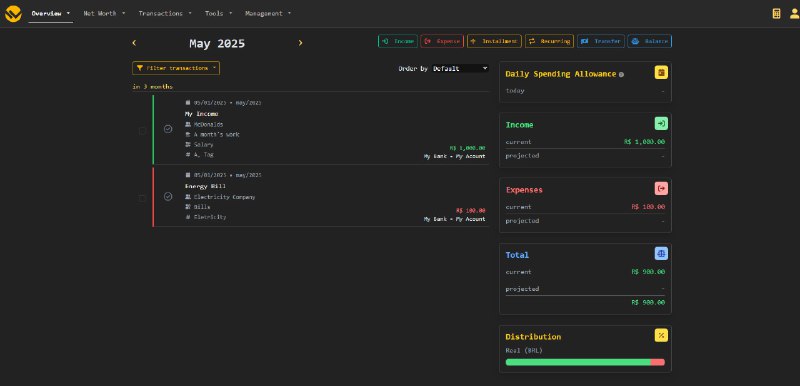 🗣  每日羊毛线报  👈🏵  WYGIWYH - 极简财务追踪器🍥 简介