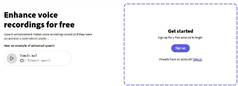 #AdobePodcast #网页版🎈 #工具 |  Adobe Podcast - 音频编辑🎯  简介