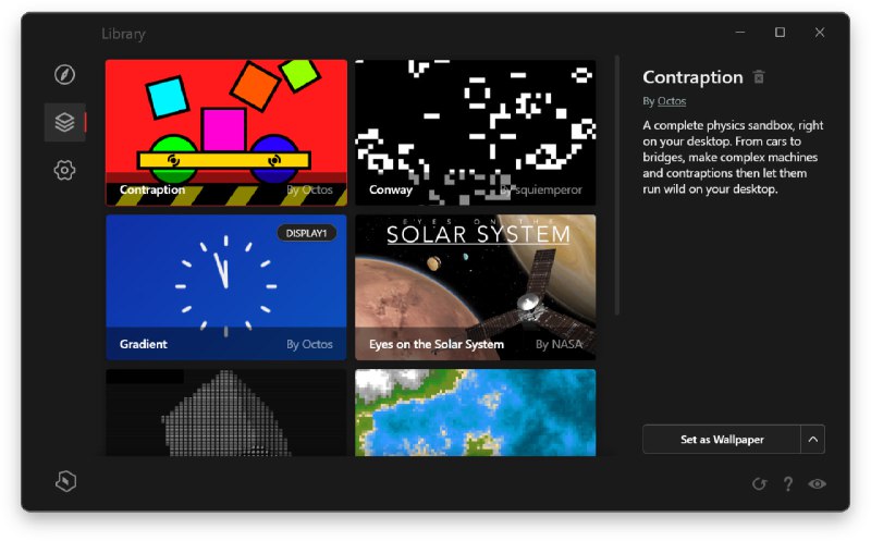 🍭  #桌面美化 #动态壁纸🏵  Octos - 动态交互桌面引擎🍥 简介