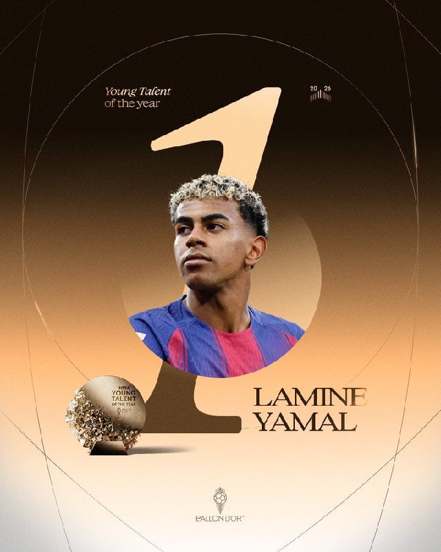 LAMINE YAMAL הוא הכישרון הצעיר של 2026 של השנה!