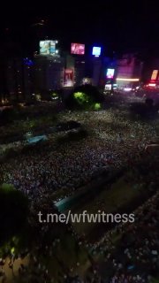 ️🇦🇷 חגיגות מסיביות באובליסק בבואנוס איירס לאחר שארגנטינה ניצחה 2-1 את אנגליה.
