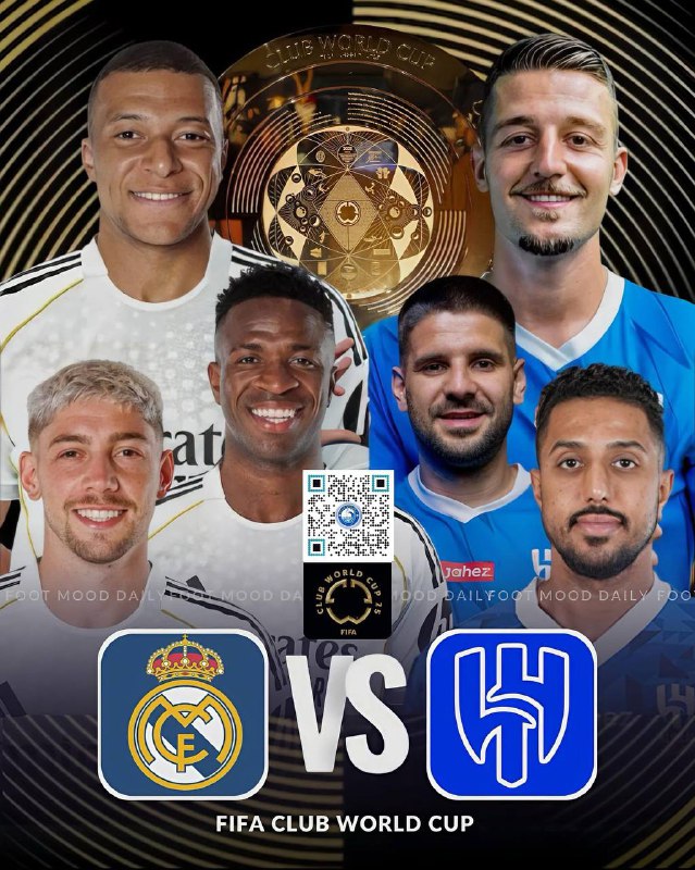 Real Madrid 🆚 Al Hilal 🗓️ Wednesday, 18 June, 2025⏰ GMT - 19:00 | BST - 20:00 🏆 FIFA Club World Cup Grp. H - Round 1🏟️ Hard Rock Stadium, Miami Gardens, Florida, United States
