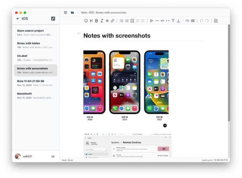 🆔  软件名称：GithubNote⭐️  软件功能：笔记应用➡️  支持平台：#Windows #macOS #Linux📁  软件简介：一款简单而优雅的笔记应用，支持与GitHub的同步，提供实时预览功能，可以在编写笔记的同时立即查看效果