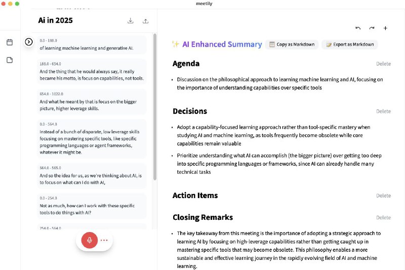 🏷️ Meetily - 人工智能会议记录和摘要工具▎软件平台