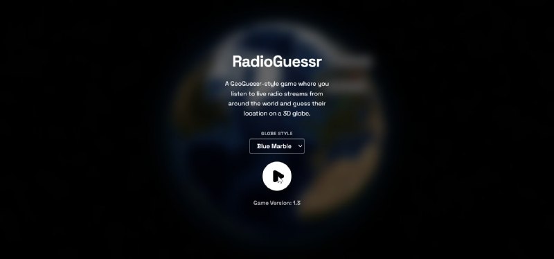 🍭 #地理游戏 #浏览器游戏🏵 RadioGuessr - 全球电台地理位置竞猜游戏🍥 简介