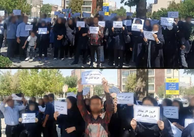 مجله خبری 20:30: 🔻تجمع اعتراضی کارکنان بهداشتی در همدانبر اساس گزارش‌های مردمی، صبح امروز سه‌شنبه ۲۷ مرداد ۱۴۰۵ جمعی از کارکنان بهداشتی د