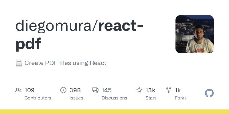 🍭 #PDF工具 #前端开发🏵 React PDF - React PDF文件生成🍥 简介