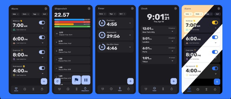 ⏰ Chrono - 时钟、闹钟、计时器和秒表应用▎软件平台
