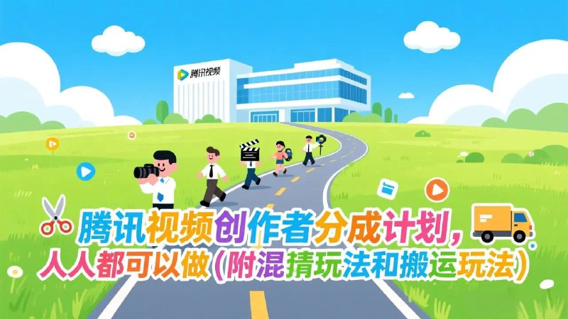 ✍️  《腾讯视频创作者分成计划 人人都可以做（附混剪玩法和搬运玩法）》💡  项目介绍