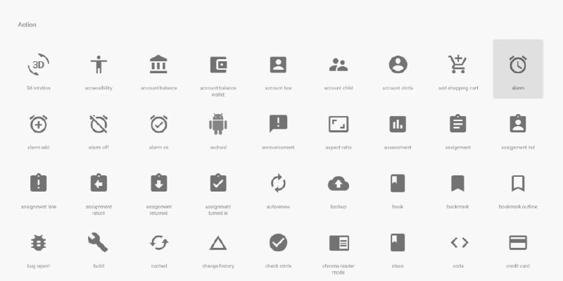 #MaterialDesignIcons #图标 #google 🏵  #资源 |  Material Design Icons - 提供美观的图标🍥  简介