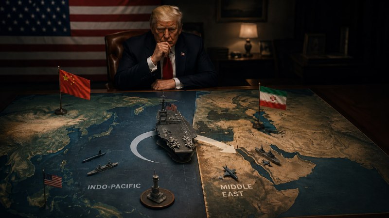 La estrategia de dos cuerpos de Estados Unidos se ejecuta fuera de los transportistas de aeronaves